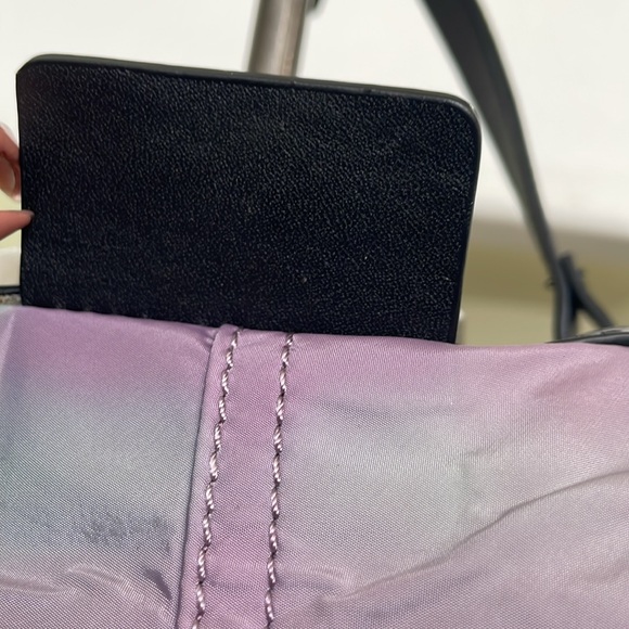 Burberry Iridescent Leather Trim Tote Bag - Picture 4 of 14